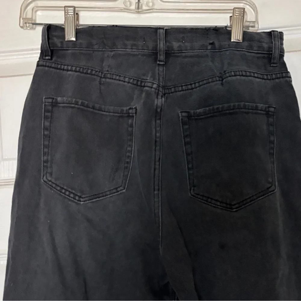 PacSun Charcoal Distressed Women's Cropped Jeans